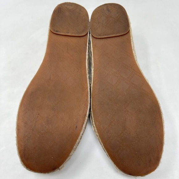 Vionic Valeri Espadrille Flats Sand Stripe Stretch Slip On Shoes Size 8.5 - Picture 12 of 12